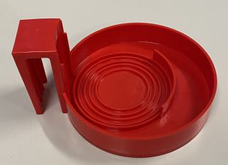 Farbdosenhalter Lackdosen rot 1